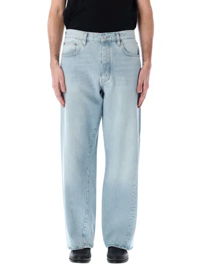 Hello Sunflower Light Blue Wide Leg Jeans