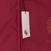 Hellrazor Logo Reversible Fleece Nylon Burgundy Bombers In Red