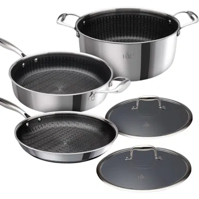 Hell's Kitchen Tri-clad Ss Hybrid 5 Piece Cookware Set