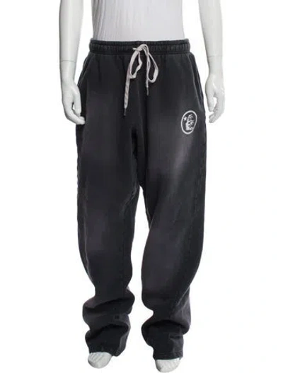 Pre-owned Hellstar 2023 Sweatpants In Gray