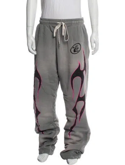 Pre-owned Hellstar 2023 Sweatpants In Gray