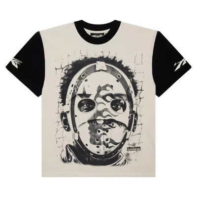Pre-owned Hellstar 777 Path 2 Paradise T-shirt 'white/black' In Multi