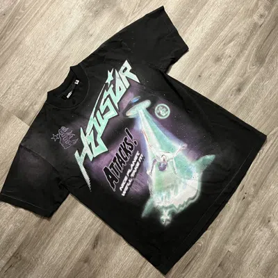 Pre-owned Hellstar Attacks T-shirt In Black