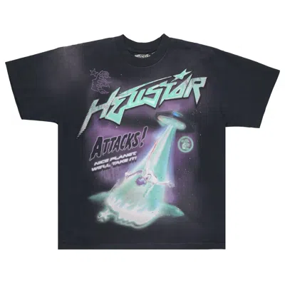 Pre-owned Hellstar Attacks T-shirt 'black/green'