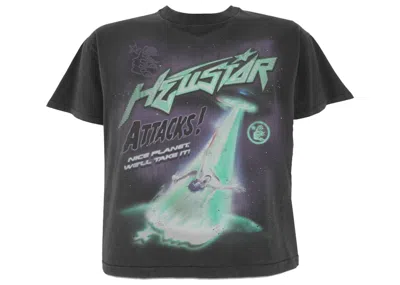 Pre-owned Hellstar Attacks T-shirt In Black