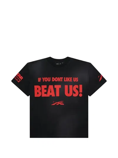 Hellstar Beat Us! T-shirt In Black
