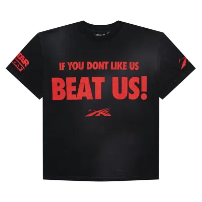 Pre-owned Hellstar Beat Us! T-shirt 'black/red'