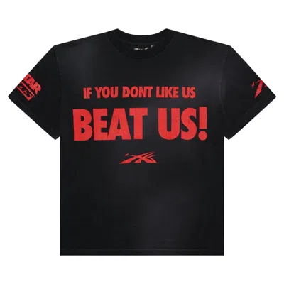 Pre-owned Hellstar Beat Us! T-shirt 'black/red'