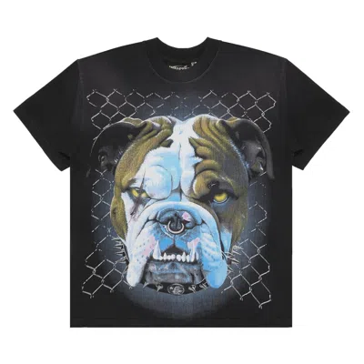 Pre-owned Hellstar Beware Of Dog Tee 'black'