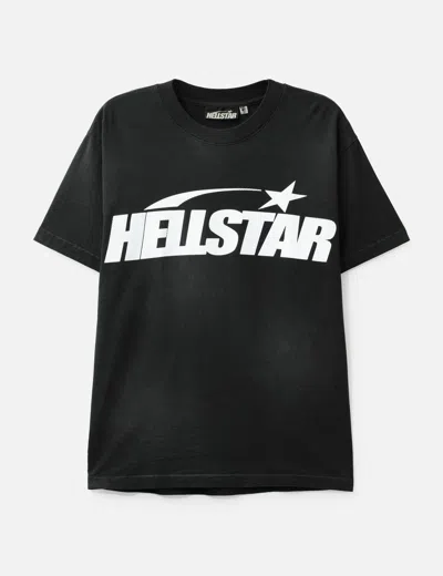 Hellstar Big Logo T-shirt In Black