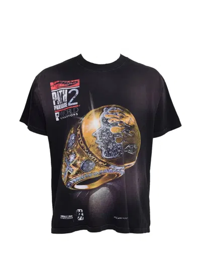 Hellstar Big Rings Graphic-print T-shirt In Black