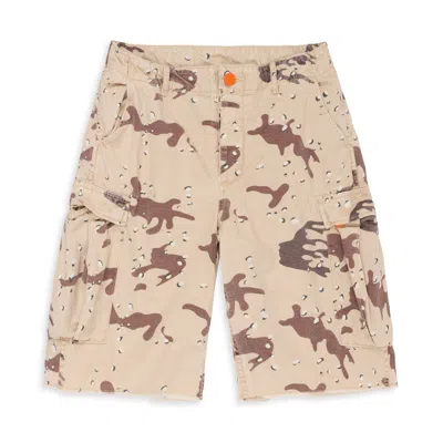 Hellstar Camo Shorts In Brown