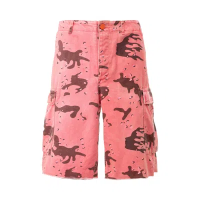 Pre-owned Hellstar Camo Shorts 'pink' | Men's Size L