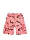 Hellstar Camouflage-print Cargo Shorts In Multi