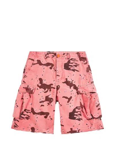 Hellstar Camouflage-print Cargo Shorts In Multi
