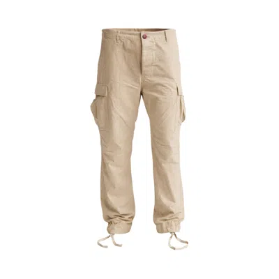 Pre-owned Hellstar Canvas Cargo Pants 'cream' | Men's Size Xl In White
