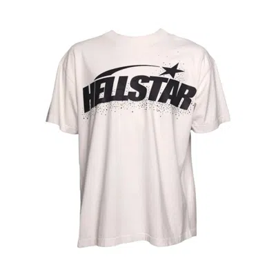Pre-owned Hellstar Classic Rhinestone T-shirt 'white' | Men's Size S