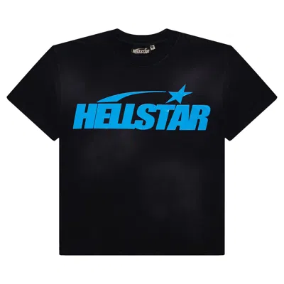 Pre-owned Hellstar Classic T-shirt (gel Print) 'black/blue'