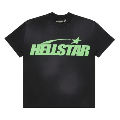 Pre-owned Hellstar Classic T-shirt (regular Print) 'black/green'