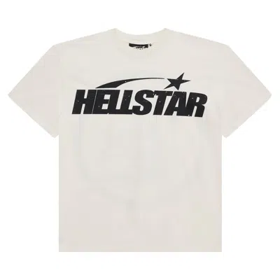Pre-owned Hellstar Classic T-shirt Regular Print 'white/black' | Men's Size L