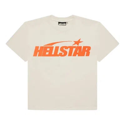 HELLSTAR Hellstar Classic T-Shirt Regular Print 'White Orange'