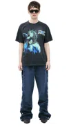 Hellstar Cotton Print T-shirt In Black