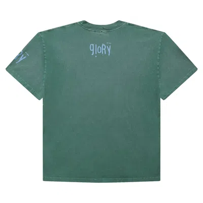 Pre-owned Hellstar Crochet Jesus T-shirt 'green' | Men's Size M