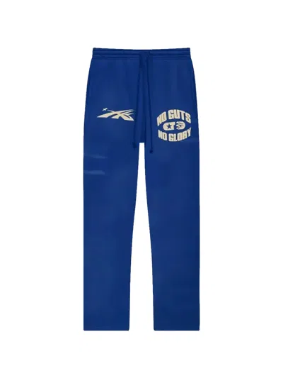 Hellstar Drawstring Track Pants In Blue