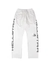 Hellstar Drawstring Track Pants In White