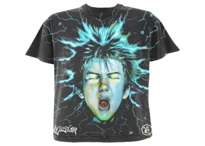 Pre-owned Hellstar Electric Kid T-shirt In Black