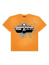 Hellstar Emblem T-shirt In Orange