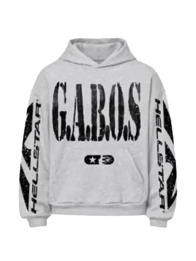 Hellstar G.a.b.o.s. Graphic-print Hoodie In Blue