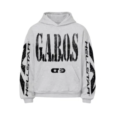 Pre-owned Hellstar G.a.b.o.s. Hoodie 'grey' | Men's Size Xxl