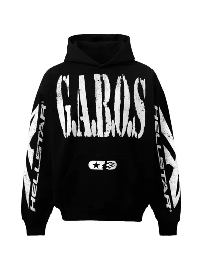 Hellstar G.a.b.o.s. Logo-print Hoodie In Black