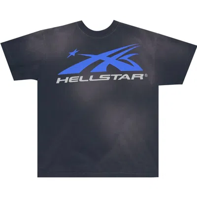 Pre-owned Hellstar Gel Sport Logo T-shirt 'black/blue'