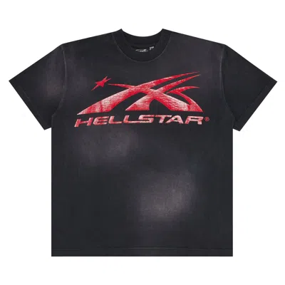 Pre-owned Hellstar Gel Sport Logo T-shirt 'black/red'
