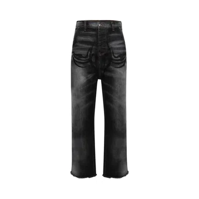 Pre-owned Hellstar Graffiti Denim 'black' | Men's Size 34