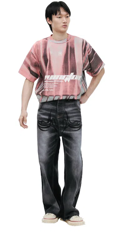 HELLSTAR GRAFFITI EFFECT JEANS