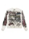 Hellstar Graffiti Long-sleeve T-shirt In White