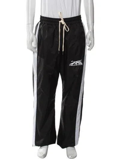 Pre-owned Hellstar Graphic Print Athletic Pants W/ Tags In Black