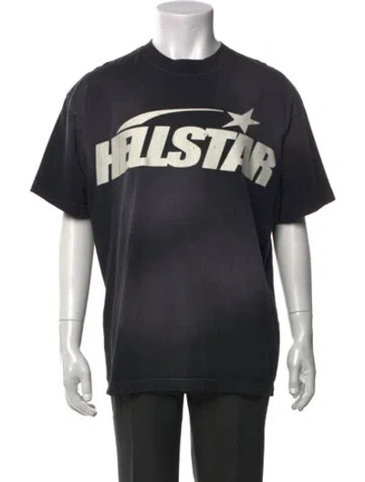 Pre-owned Hellstar Graphic Print Crew Neck T-shirt In Multi