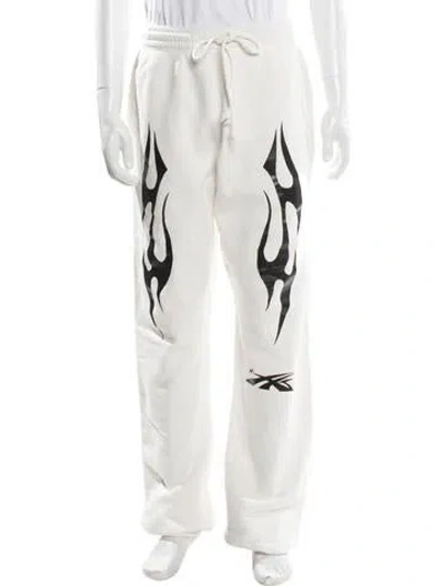 Pre-owned Hellstar Graphic Print Joggers W/ Tags In White