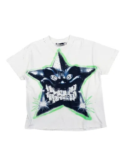 Hellstar Graphic-print T-shirt In White