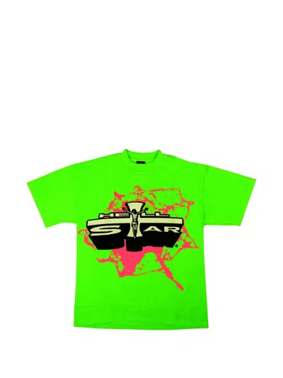 Hellstar Graphic T-shirt In Green