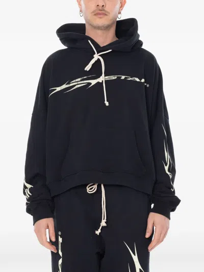 Hellstar Graphic-print Hoodie In Black