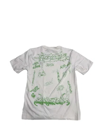 Hellstar Graphic-print T-shirt In Gray