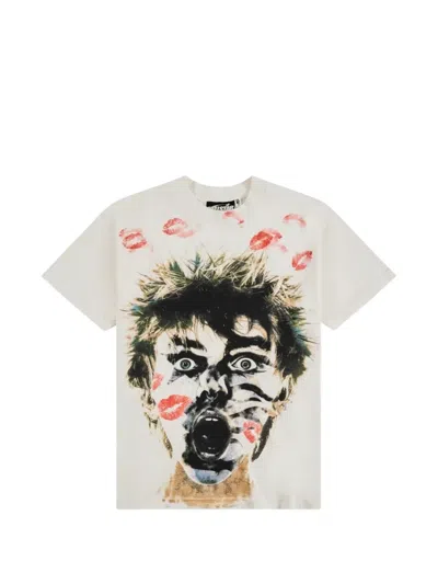 Hellstar Graphic-print T-shirt In White