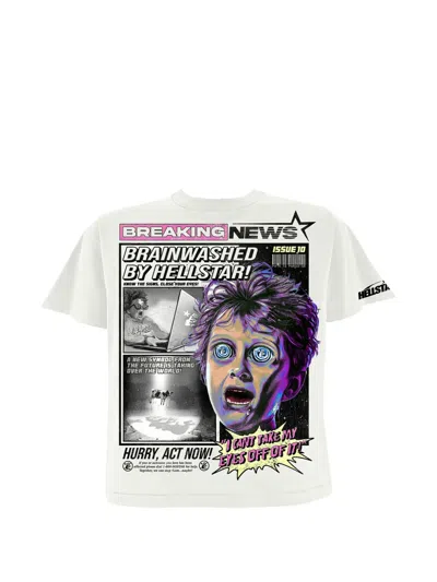 Hellstar Graphic-print T-shirt In White