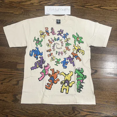 Pre-owned Hellstar Grateful Dead Tee Size Small In Cream
