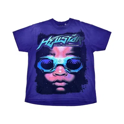 Pre-owned Hellstar Greatest Hits Goggles T-shirt 'purple' | Men's Size Xxl